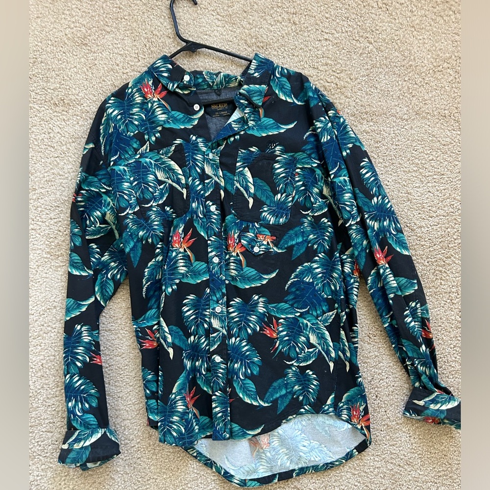 Flower pattern, Urban dress shirt
